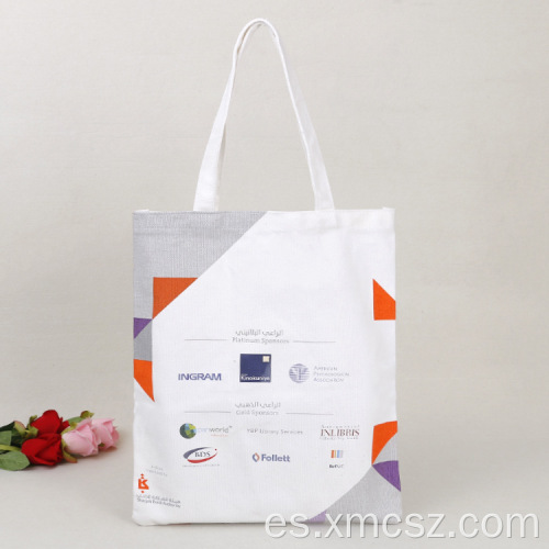 Promoción de publicidad personalizada bolsas de asas de compras